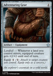 Adventuring Gear - Magic: The Gathering Foundations (Uncommon) [FDN-249]