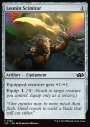 Leonin Scimitar - Foundations Jumpstart (Common) [J25-152]