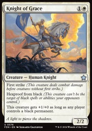 Knight of Grace - Magic: The Gathering Foundations: Starter Collection (Uncommon) [SFDN-576]