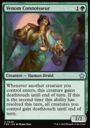 Venom Connoisseur - Magic: The Gathering Foundations: Starter Collection (Uncommon) [SFDN-648]