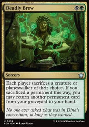 Deadly Brew - Magic: The Gathering Foundations: Starter Collection (Uncommon) [SFDN-654]