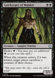 Gatekeeper of Malakir - Magic: The Gathering Foundations: Starter Collection (Uncommon) [SFDN-713]