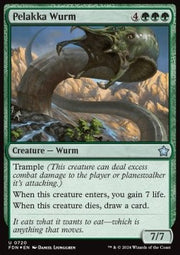 Pelakka Wurm - Magic: The Gathering Foundations: Starter Collection (Uncommon) [SFDN-720]