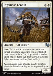 Ingenious Leonin - Foundations Jumpstart (Uncommon) [J25-211]