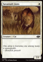 Savannah Lions - Foundations Jumpstart (Common) [J25-249]
