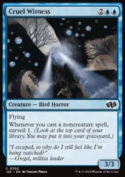 Cruel Witness - Foundations Jumpstart (Common) [J25-302]