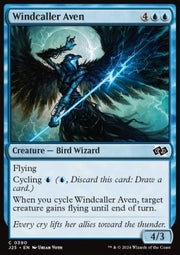 Windcaller Aven - Foundations Jumpstart (Common) [J25-390]