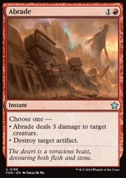 Abrade - Magic: The Gathering Foundations (Uncommon) [FDN-188]