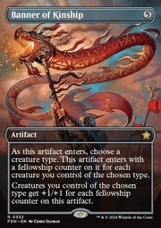 Banner of Kinship (V.1) - Magic: The Gathering Foundations: Extras (Rare) [XFDN-352]