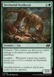 Territorial Scythecat - Foundations Jumpstart (Common) [J25-723]
