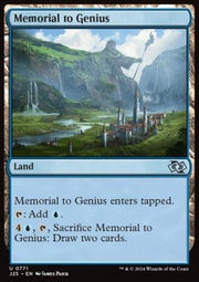 Memorial to Genius - Foundations Jumpstart (Uncommon) [J25-771]