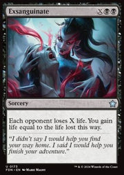 Exsanguinate - Magic: The Gathering Foundations (Uncommon) [FDN-173]