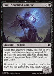 Soul-Shackled Zombie - Magic: The Gathering Foundations (Common) [FDN-70]