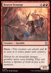 Brazen Scourge - Magic: The Gathering Foundations (Uncommon) [FDN-191]