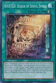 WANTED: Seeker of Sinful Spoils (V.1 - Super Rare) - Quarter Century Bonanza (Super Rare) [RA03-074]