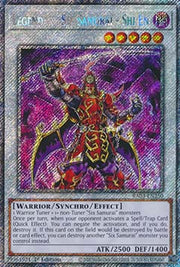 Legendary Six Samurai - Shi En (V.1 - Platinum Secret Rare) - Quarter Century Bonanza (Platinum Secret Rare) [RA03-250]