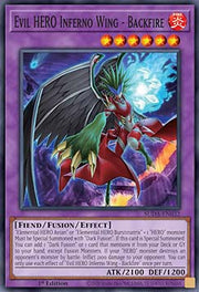 Evil HERO Inferno Wing - Backfire - Supreme Darkness (Super Rare) [SUDA-032]