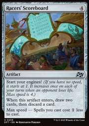 Racers' Scoreboard - Aetherdrift (Uncommon) [DFT-239]