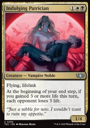 Indulging Patrician - Commander: Tarkir: Dragonstorm (Uncommon) [TDC-292]