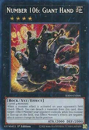 Number 106: Giant Hand (V.3 - Secret Rare) - Quarter Century Stampede (Secret Rare) [RA04-066]