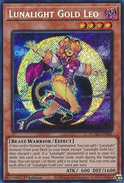 Lunalight Gold Leo (V.1 - Secret Rare) - Duelist’s Advance (Secret Rare) [DUAD-005]