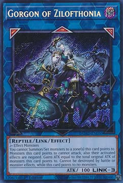 Gorgon of Zilofthonia (V.1 - Secret Rare) - Duelist’s Advance (Secret Rare) [DUAD-050]