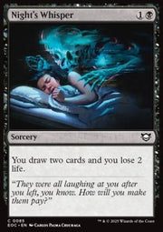 Night's Whisper - Commander: Edge of Eternities (Common) [EOC-85]