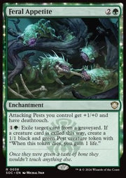 Feral Appetite - Commander: Secrets of Strixhaven (Rare) [SOC-38]