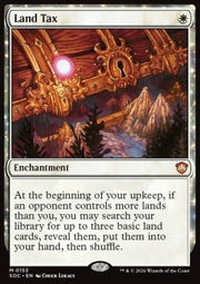 Land Tax - Commander: Secrets of Strixhaven (Mythic) [SOC-153]