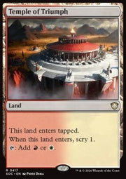 Temple of Triumph - Commander: Secrets of Strixhaven (Rare) [SOC-417]