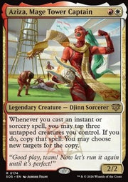 Aziza, Mage Tower Captain - Secrets of Strixhaven (Rare) [SOS-174]
