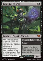 Emeritus of Woe // Demonic Tutor - Secrets of Strixhaven (Mythic) [SOS-80]