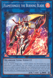Flametongue the Burning Blade - Blazing Dominion (Super Rare) [BLZD-099]