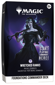 Foundations Commander Deck — Wretched Ranks – confezione inglese