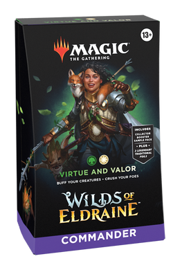 Magic: The Gathering – Wilds of Eldraine – Commander Deck – Virtue and Valor – Inglese