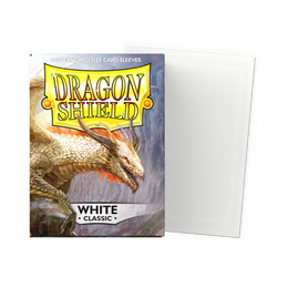 Dragon Shield Classic Standard White 100 bustine — scatola e bustina
