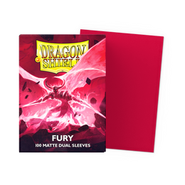 Dragon Shield Dual Matte Standard Fury 100 bustine — scatola e bustina