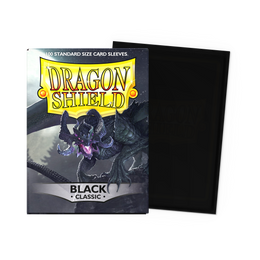 Dragon Shield Classic Standard Black — confezione da 100 bustine