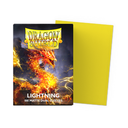Dragon Shield Dual Matte Standard Lightning 100 bustine — scatola e bustina